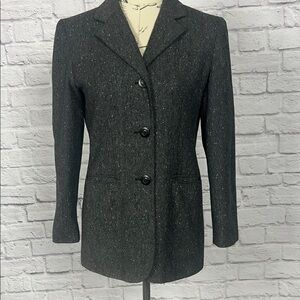 Vintage Fitted Wool Women's Blazer